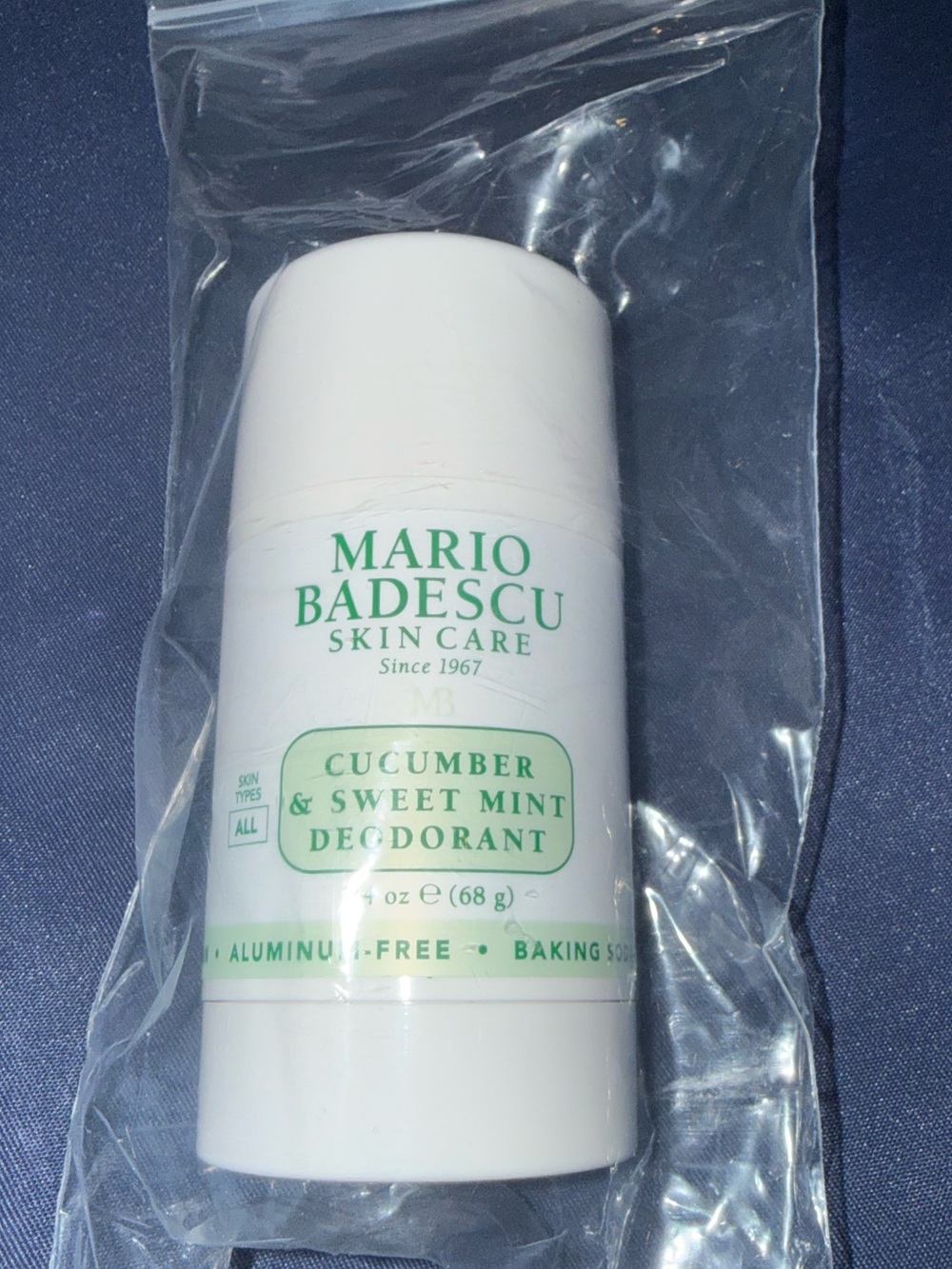 *NEW*2.4oz* Mario Badescu* Cucumber & Sweet Mint Deodorant